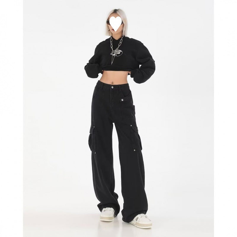 Straight Plus Size Wide Leg Leisure Pants