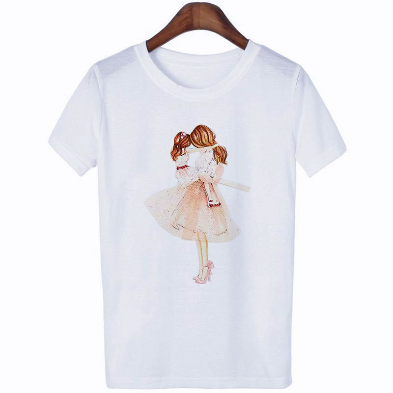 Printed short sleeve T-shirt