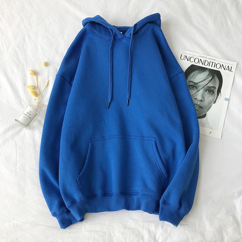 Ladies Fixed Hood Women Thicken Hoodie Ladies Fall Fashion Tops