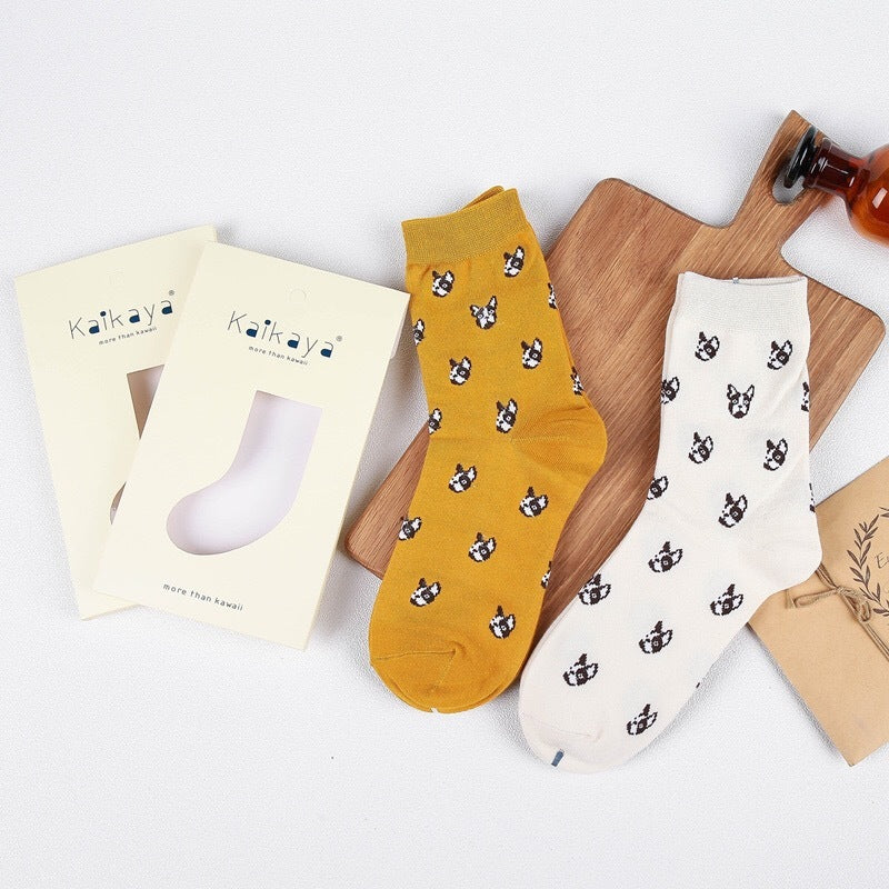 Animal life series men and women cotton neutral socks