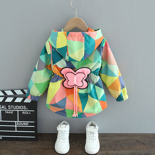 Spring Jackets Middle And Small Children's Baby Windbreaker