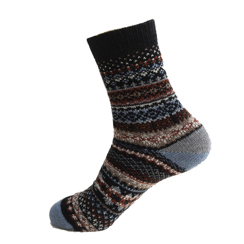 Autumn And Winter Thickened Pointy Wool Socks