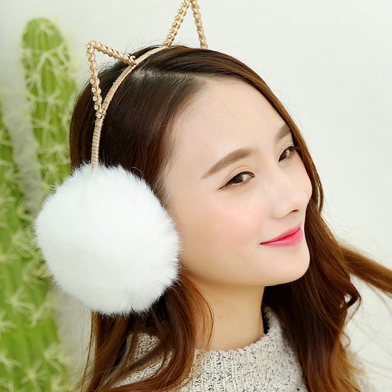 The Earmuffs Are Thickened And Warm In Winter