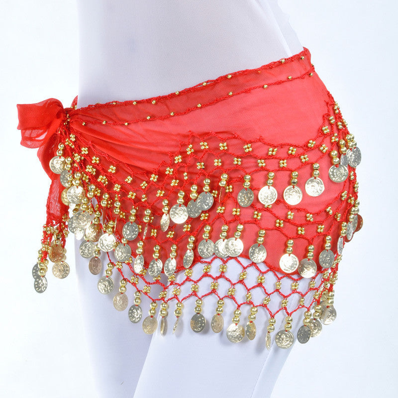 Three-layer Belly Dance Waist Chain Ordinary Waistband