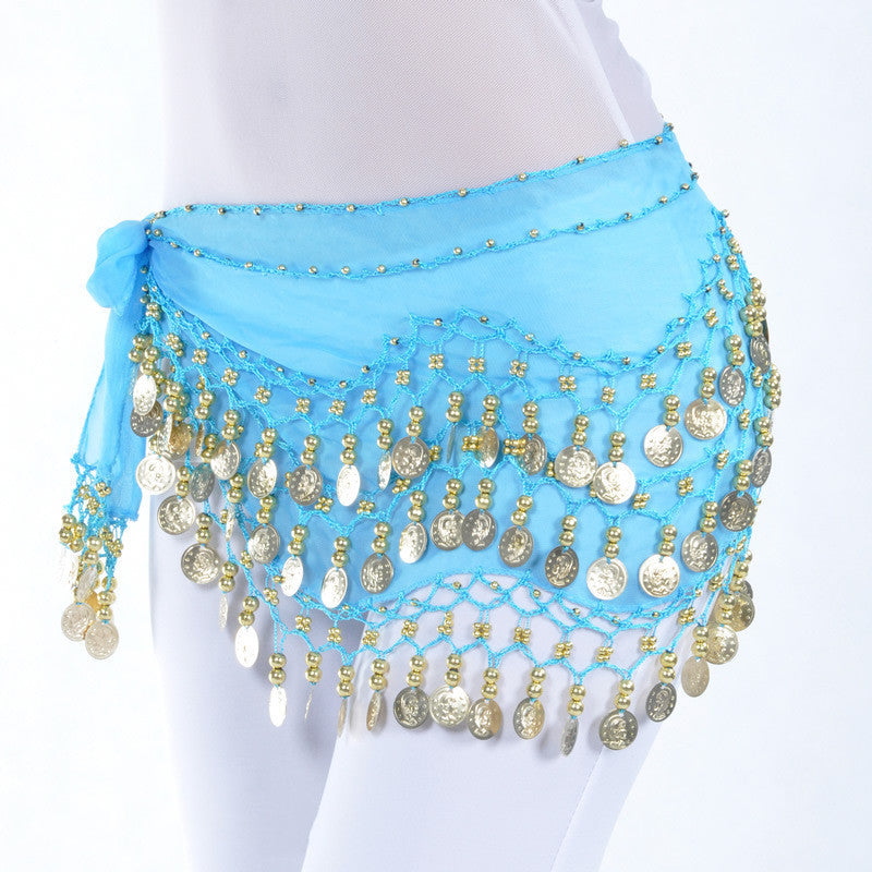 Three-layer Belly Dance Waist Chain Ordinary Waistband