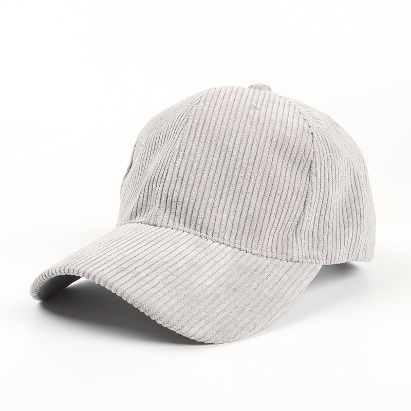 All-Match Pure Corduroy Baseball Caps For Men And Women