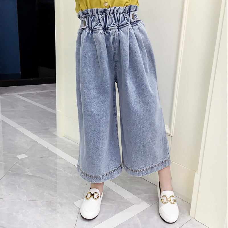 New Style Children's Clothing Korean Style Loose Bud Trousers