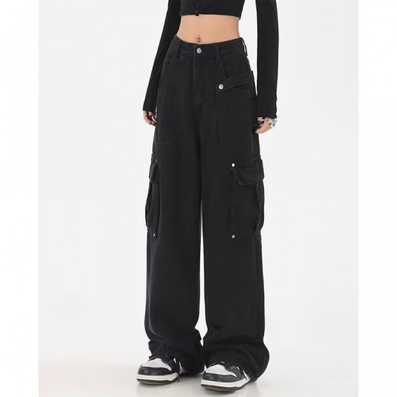 Straight Plus Size Wide Leg Leisure Pants