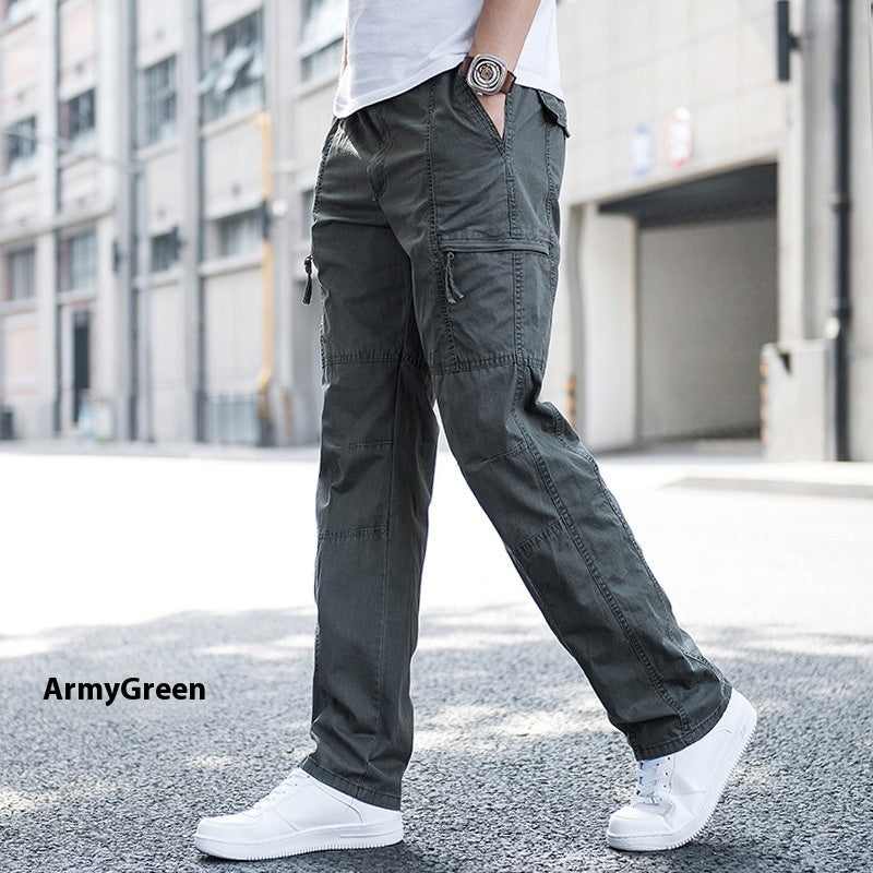 Men's Loose Outdoor Multi Pocket Workwear Pants