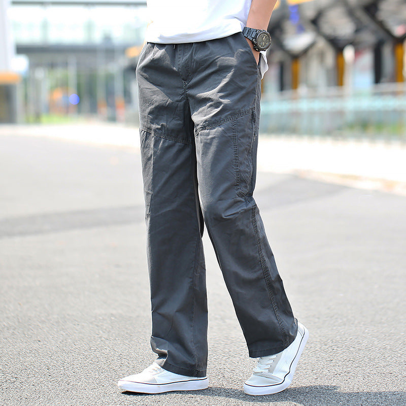 Men's Loose Outdoor Multi Pocket Workwear Pants