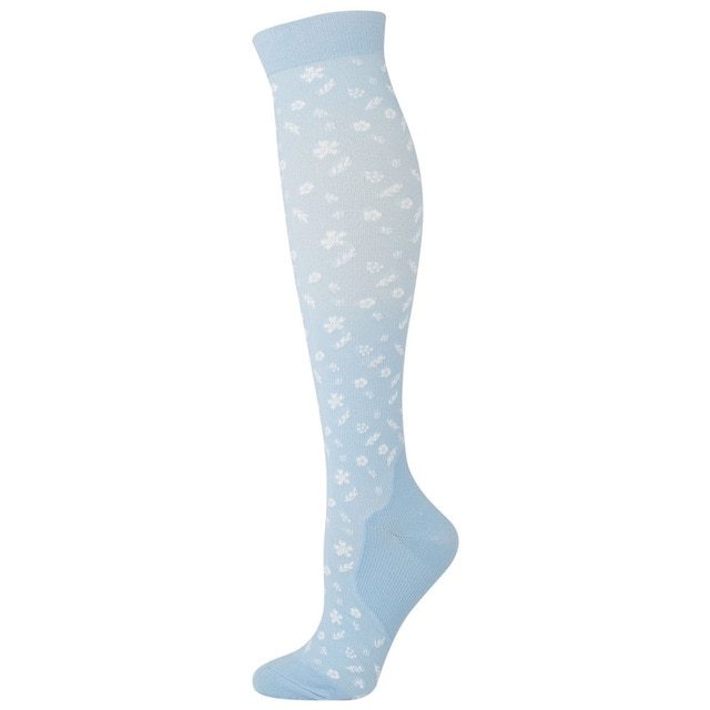 Ladies running stretch compression sports socks