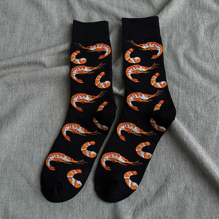 Socks Female Cartoon Animal Lady's Tube Socks