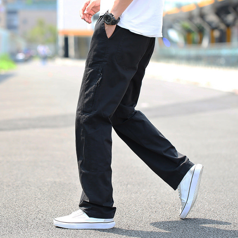 Men's Loose Outdoor Multi Pocket Workwear Pants