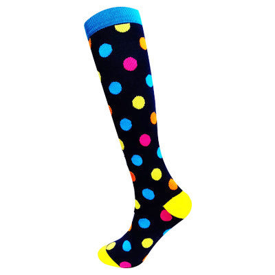 Ladies running stretch compression sports socks