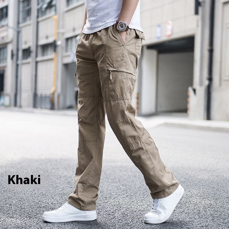 Men's Loose Outdoor Multi Pocket Workwear Pants