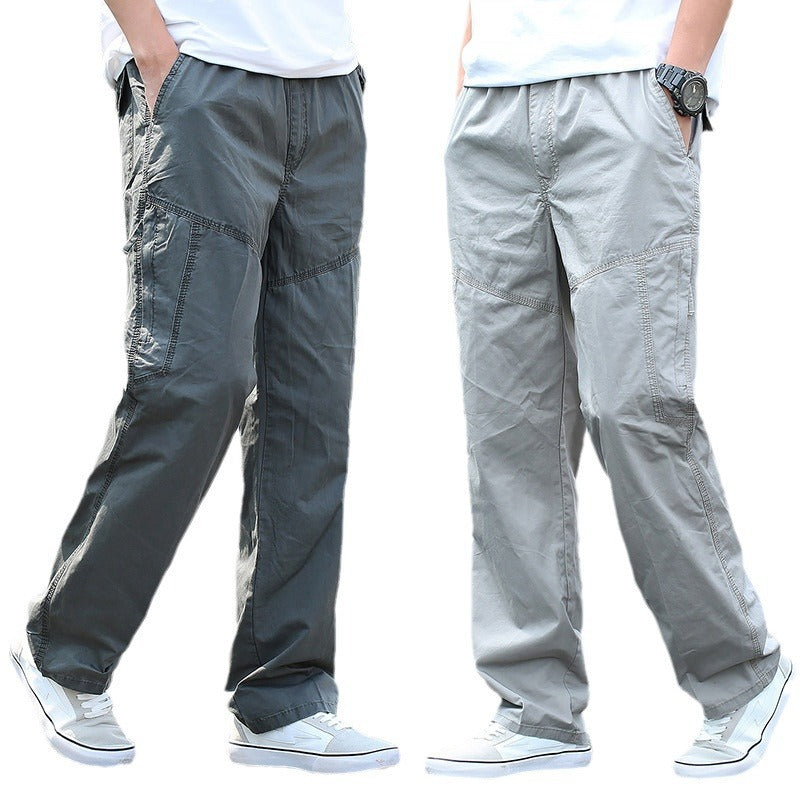 Men's Loose Outdoor Multi Pocket Workwear Pants