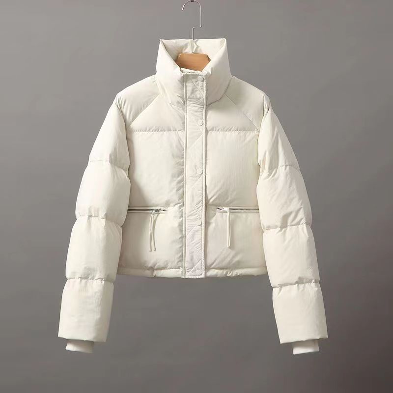 Short All-match Stand-up Collar Thick Bread Cotton Coat