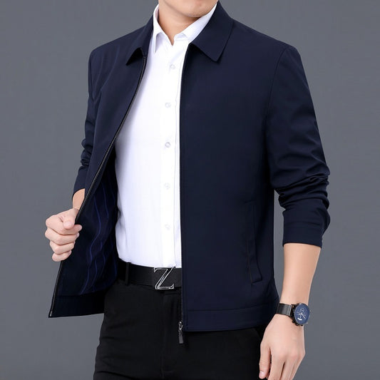 Men's Casual Business Jacket Clothing For Middle-aged Dad