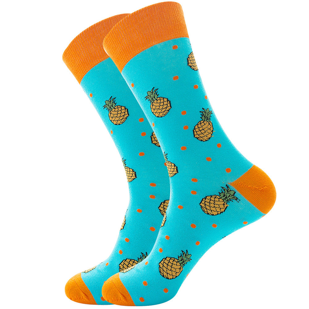 Beer Corn Men's Socks Watermelon Hot Dog Sushi Tide Socks Hot Dog Tube Socks