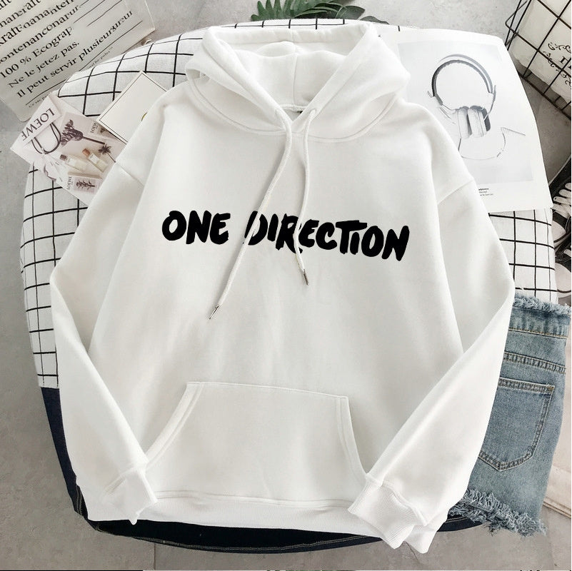 New Harry Styles Graphic One Direction Merch Harajuku Aesthetic Pullover Hoodie Sweatshirt Clothes Fall 1d Streetwear Women