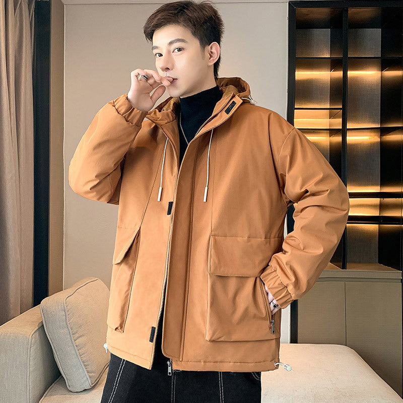 Men's Cotton Clothing Thick Warm Jacket Plus Sizes Loose