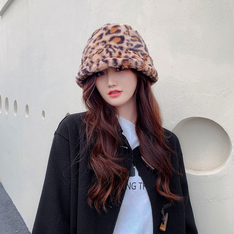 Fleece-lined Warm Face-covering Bucket Hat