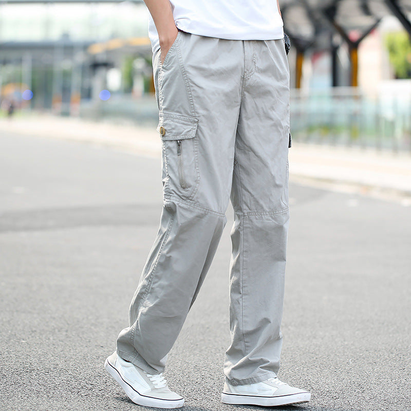 Men's Loose Outdoor Multi Pocket Workwear Pants