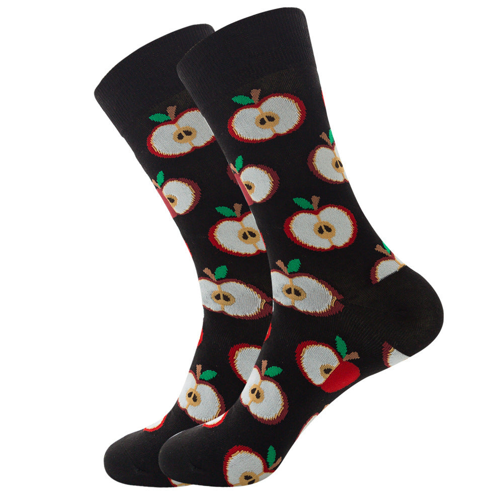 Beer Corn Men's Socks Watermelon Hot Dog Sushi Tide Socks Hot Dog Tube Socks