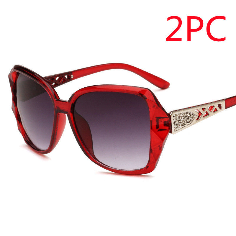 Women's Big Frame Sunglasses Women Retro Sunglasses